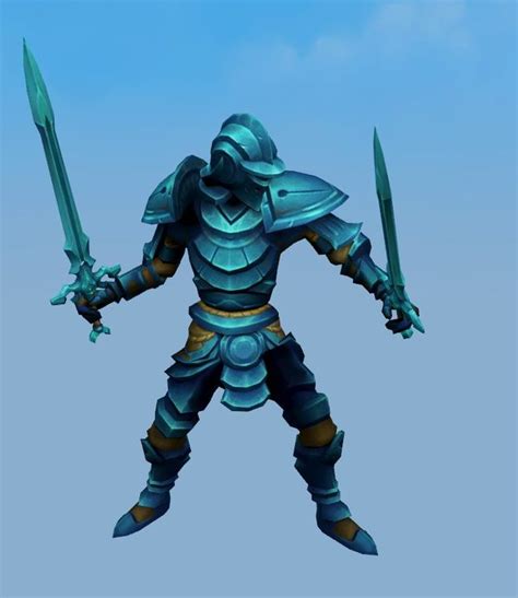 Fileelder Rune Armour Set And Dual Wield Longswords Equipped Teaser