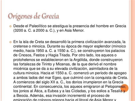 Grecia Origen