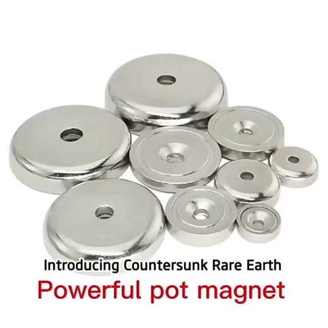 Countersunk Rare Earth Magnets Neodium Neodymium N35 Grade N52 Powerful