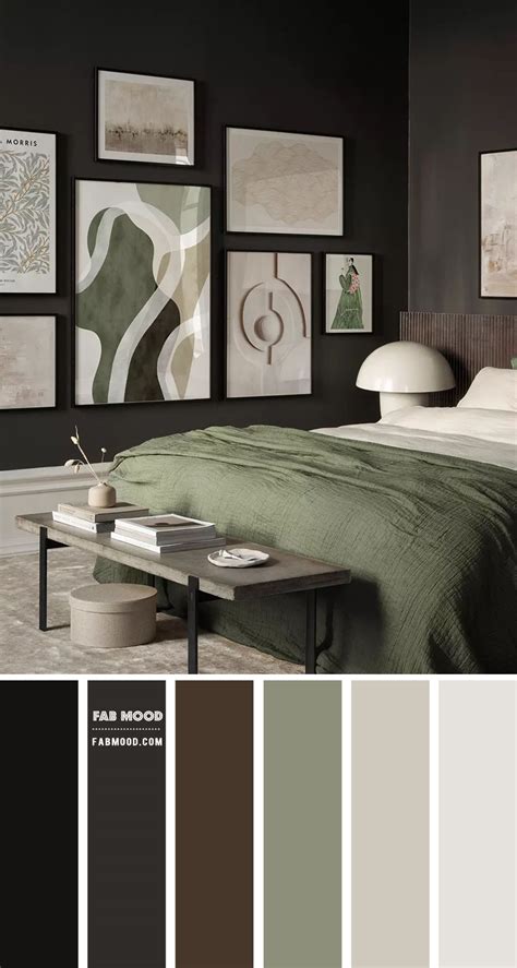 Best Bedroom Colour Combination Ideas Brown Charcoal And Sage