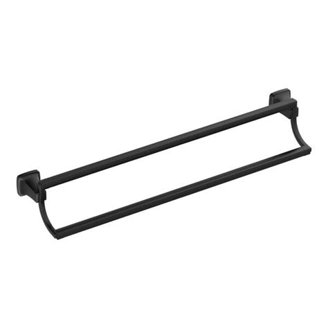 American Standard Townsend Matte Black Double Towel Bar