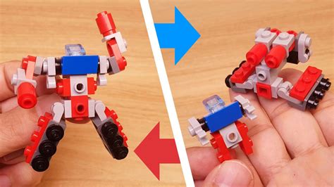 Micro LEGO Brick Combiner Transformer Mech Micro Boy Brick Mecha