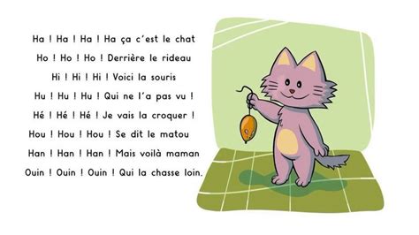 Ah Ah Ah C Est Le Chat Comptine Phonologique Character Pikachu Le