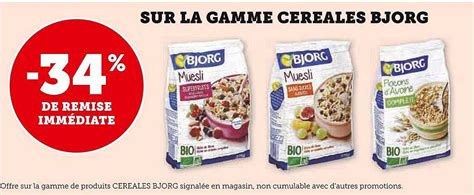 Promo La Gamme Céréales Bjorg chez Super U iCatalogue fr