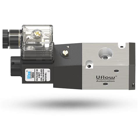 Uflow Inch Way V Dc Single Solenoid Valve Inch Port