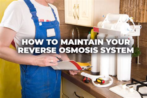 How To Maintain Your Reverse Osmosis System