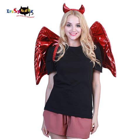 2018 Sexy Angel Devil Horns Headband Women Costume Wings Cosplay