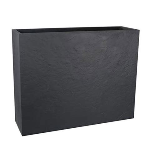 Bac à fleurs Loft Volcania 78 5x29 5x60cm 46L Gris anthracite EDA