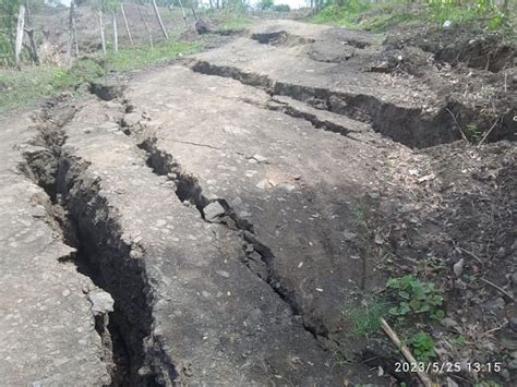 Enormes Grietas Y Otros Daños Dejó El Sismo Que Se Sintió En Puerto