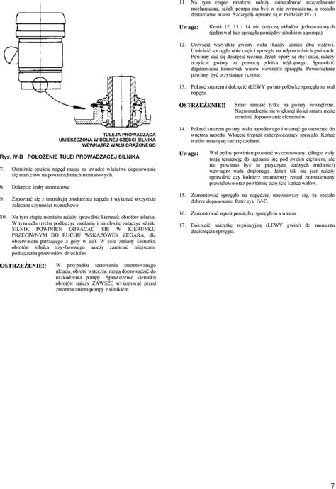 INSTRUKCJA OBSŁUGI I KONSERWACJI POMP PIONOWYCH PDF Darmowe pobieranie