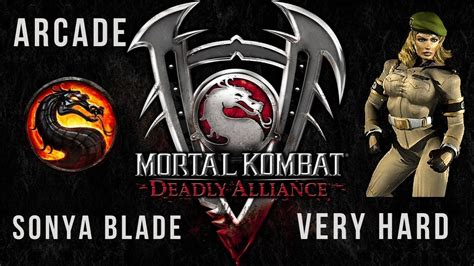 Mortal Kombat Deadly Alliance Sonya Blade Very Hard Max Youtube