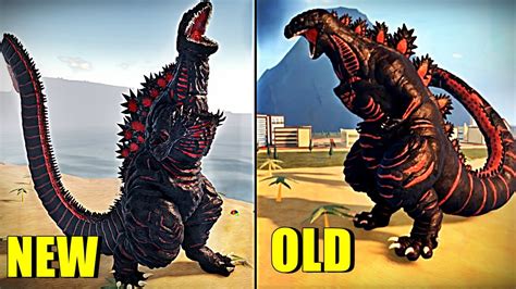 Shin Godzilla Old Vs New Remodel Comparison Kaiju Universe K Hot Sex