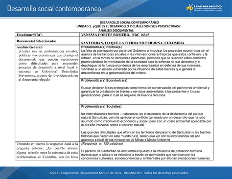 Uni1 Act4 Ana Doc DESARROLLO CONTEMPORANEO DESARROLLO SOCIAL