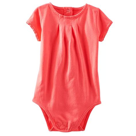 Baby Girl Oshkosh Bgosh® Pleated Bodysuit