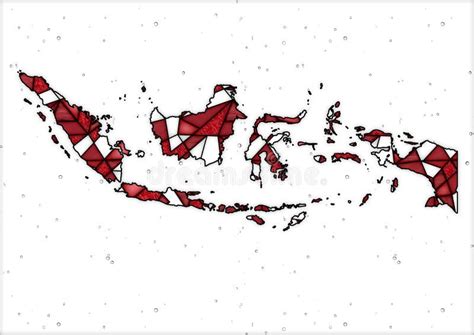 Territorio De Indonesia En El Continente De Asia Indicador De Indonesia