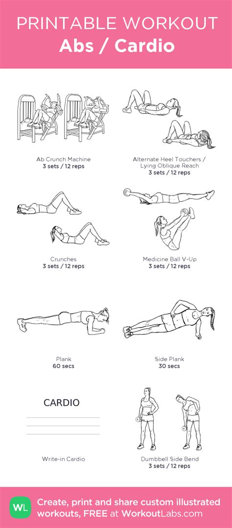 Abs Cardio Abs And Cardio Workout Cardio Abs Six Pack Abs Workout