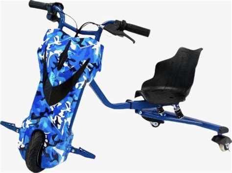 Drift Trike Camo Blue BlueTooth Speakers LED Verlichting