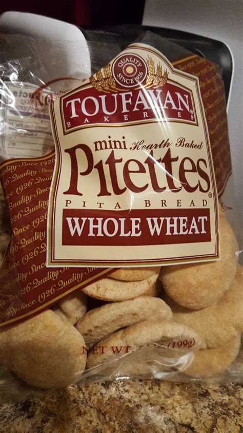 Toufayan Bakeries Pitettes Pita Bread Whole Wheat Reviews Abillion