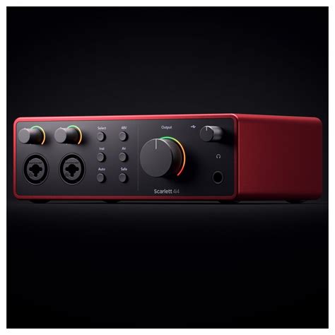 Focusrite Scarlett 4i4 4th Gen Audio Interface Gear4music