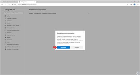 Restablecer Microsoft Edge Chromium Windows De Forma Completa