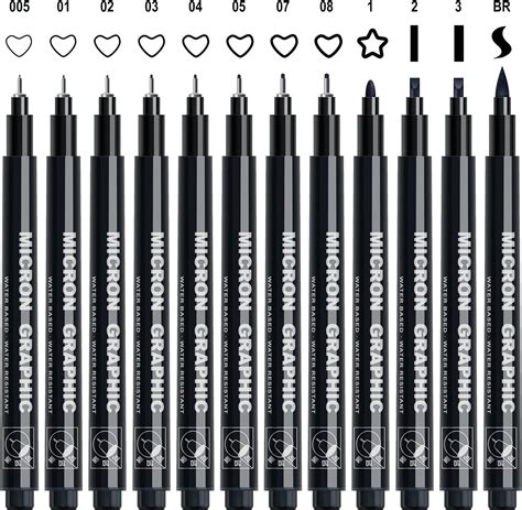 Yisan Feutres Dessin Stylos Micro Stylos Encre Fineliner Stylo