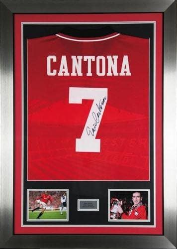 Eric Cantona Signed Framed Manchester Utd Fa Cup Final Shirt