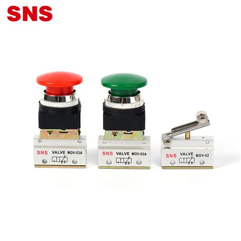 China SNS MOV Series Pneumatic Manual Control Roller Type Air