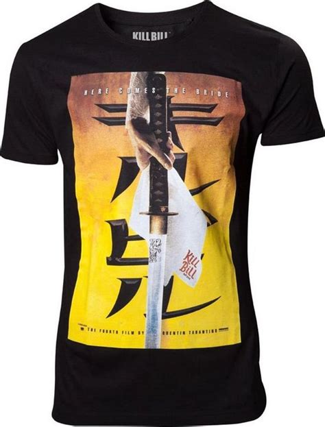 Bioworld Print Shirt Kill Bill T Shirt Schwarz Erwachsene Jugendliche