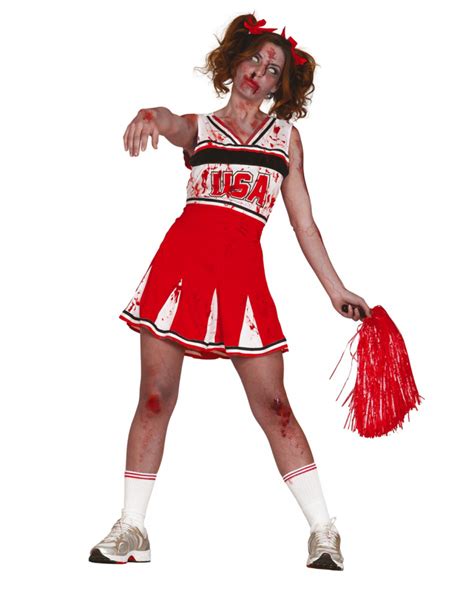 Cheerleader Zombie Kostüm M Für Zombie Walk And Halloween Horror