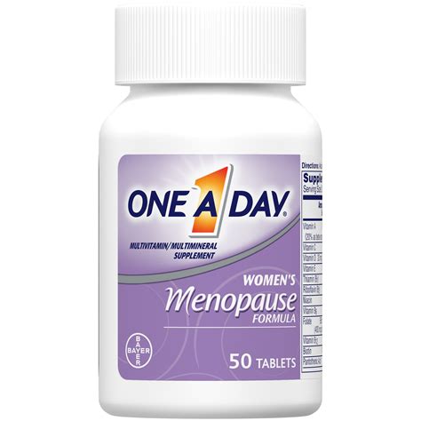 One A Day Womens Menopause Formula Multivitamin Tablets 50 Count