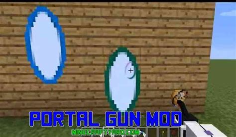 Portal Gun 1.17.1/1.16.5/1.15.2/1.14.4/1.12.2 Minecraft Mod Download