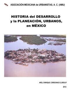 Historia Del Desarrollo Y La Planeacio Urbanos En Mexico Historia