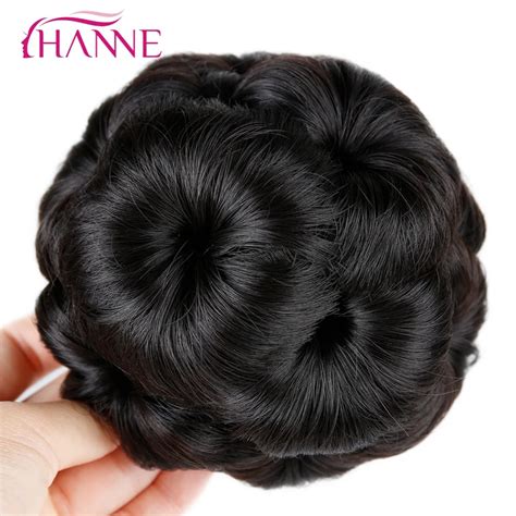 HANNE Hair Women Chignon Hair Bun Donut Clip In Hairpiece Extensions