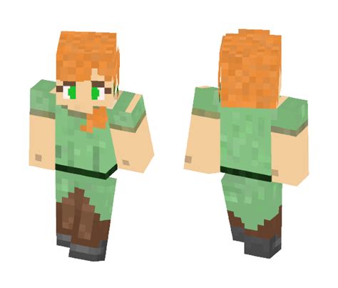 Minecraft Alex Skin Layout