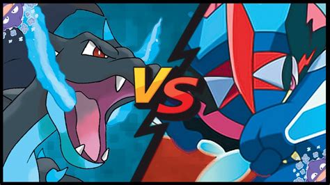 Mega Charizard X 🆚 Greninja Ash Batalla PokÉmon Koffing Sonriente Youtube