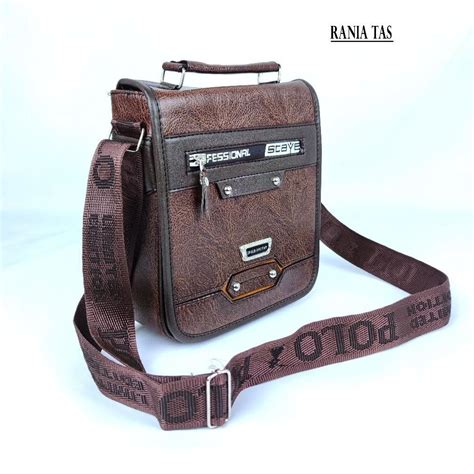 Jual Tas Selempang Polo Inchi Kulit Pu Leather Original Polo Amstar