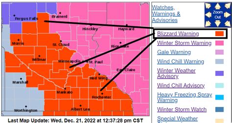 Growing Storm Blizzard Warning Extended To Parts Of Twin Cities Area