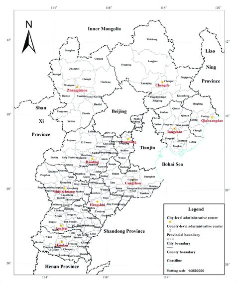 Research area in Hebei Province, China. | Download Scientific Diagram