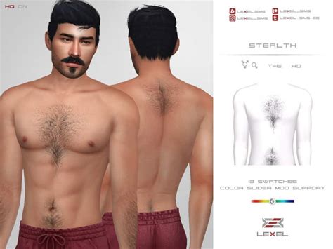 Stealth Front Torso Sims Haircuts