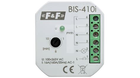 Przekaźnik impulsowy z wyłącznikiem czasowym 230V AC 16A Inrush BIS 410