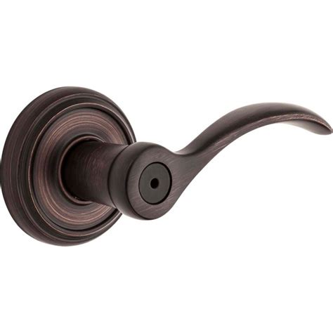 Weiser Trapani Venetian Bronze Bed Bath Privacy Interior Door Handle The Home Depot Canada