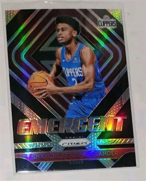 SHAI GILGEOUS ALEXANDER 2018 19 Prizm argent recrue émergente RC SP 11