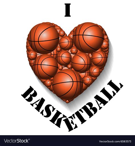 Love And Basketball Heart Symbol