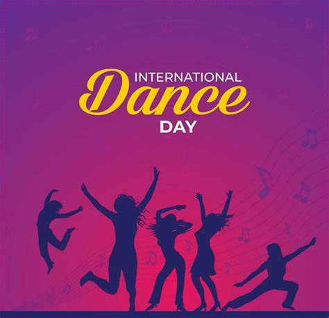 International Dance Day Template For Background Banner Card Poster