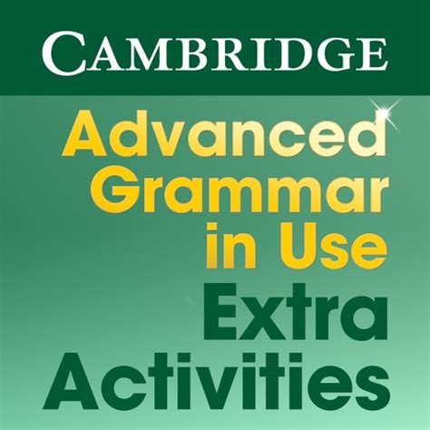 Advanced Grammar In Use Activities By Cambridge University Press