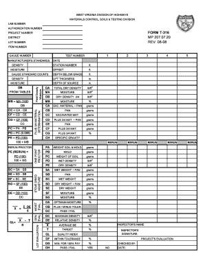 Fillable Online Transportation Wv T Blank Form West Virginia