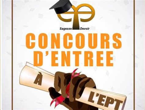 Concours d entrée à l EPT Ecole Polytechnique de THIES