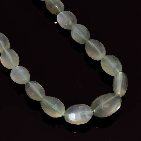 High Quality Natural Green Moonstone Oval Shape Faceted Beads Etsy