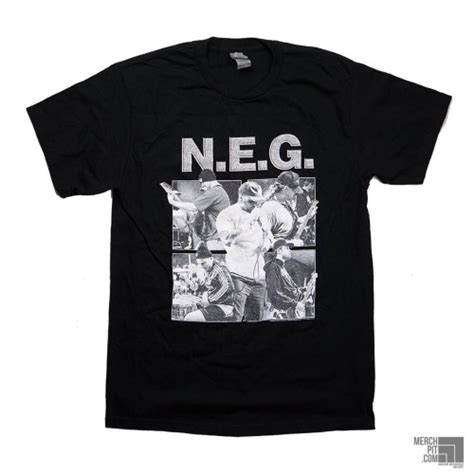 Never Ending Game N E G Black T Shirt Hardcore Merchandise Vinyl