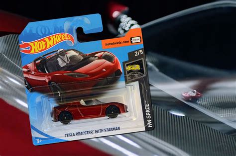 Hot Wheels Toy Model Of Elon Musk S Tesla Roadster With Starman Driver
